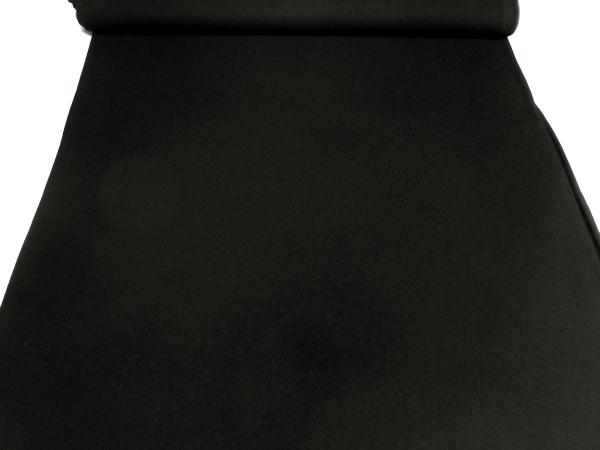 Stoff Ital. Strickstoff 100% Merino Wolle uni schwarz Kleiderstoff Kinderstoff Merinostrickstoff Merinostoff