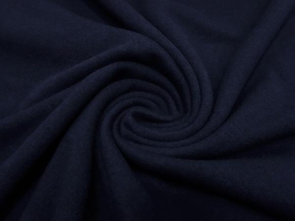 Fabric Italian knit fabric 100% merino wool uni navy blue merino knit dress fabric children's fabric