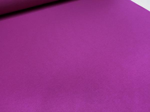 Stoff Ital. Strickstoff aus 100% Merinowolle uni orchidee fuchsia Merinostrick Kleiderstoff Kinderstoff