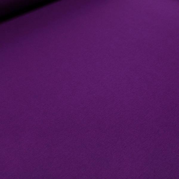 Stoff Ital. Strickstoff aus 100% Merinowolle uni violett lila Kleiderstoff Kinderstoff Merinostrickstoff Wollstrick