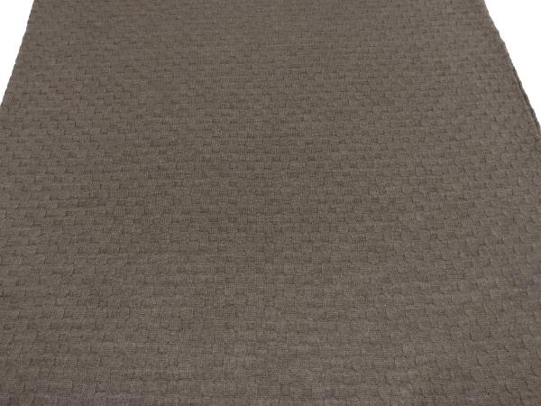 Fabric Italian knitted fabric with braided pattern basket made of 100% merino wool beige 2 melange dress fabric children's fabric