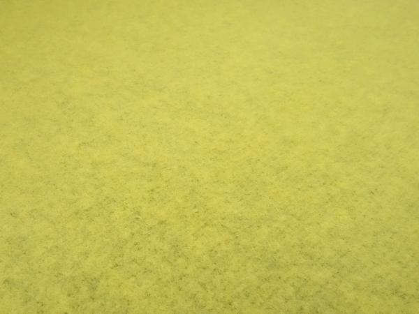 Fabric thick Ital. merino knitted fabric fleece doubleface uni yellow coat fabric jacket fabric