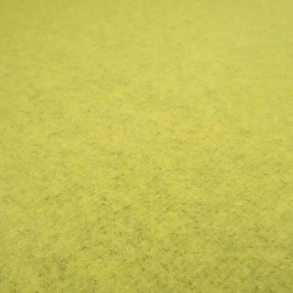 Stoff dicker Ital. Merino Strickstoff Flausch Doubleface uni gelb Mantelstoff Jackenstoff