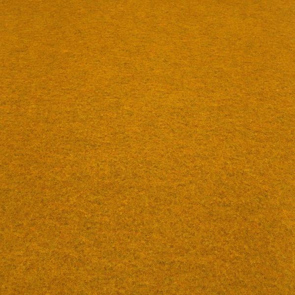 Fabric Ital. merino fine whalecloth 100% merino wool uni curry mustard yellow dress fabric coat fabric