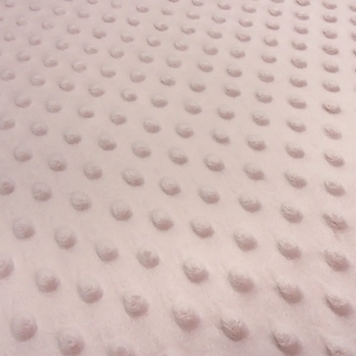 Fabric fluffy cuddly fleece Minky with 3D Bubbels Boppel points design old pink children's fabric dress fabric