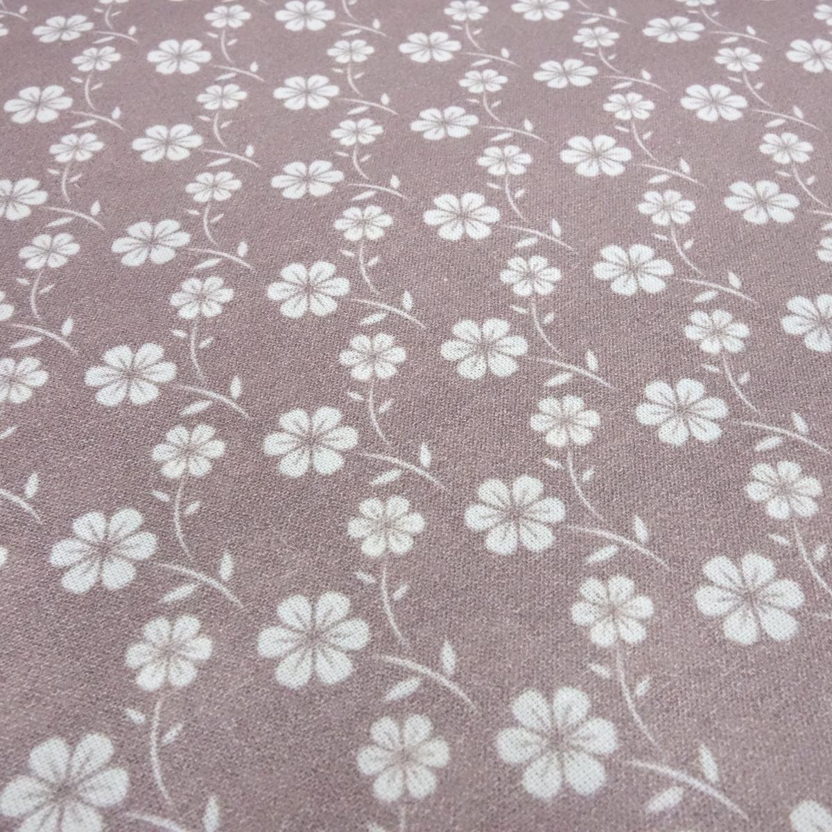 Stoff Baumwolle Popeline Blumen Streublumen Design altrosa weiß Kleiderstoff Blusenstoff Dekostoff