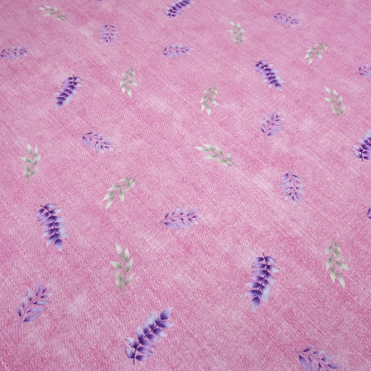 Stoff Baumwolle French Terry Sweatshirtstoff LEAVES LOVE Jessy Sewing Blätter Ranken jeans rosa flieder lila grün Kleiderstoff Kinderstoff