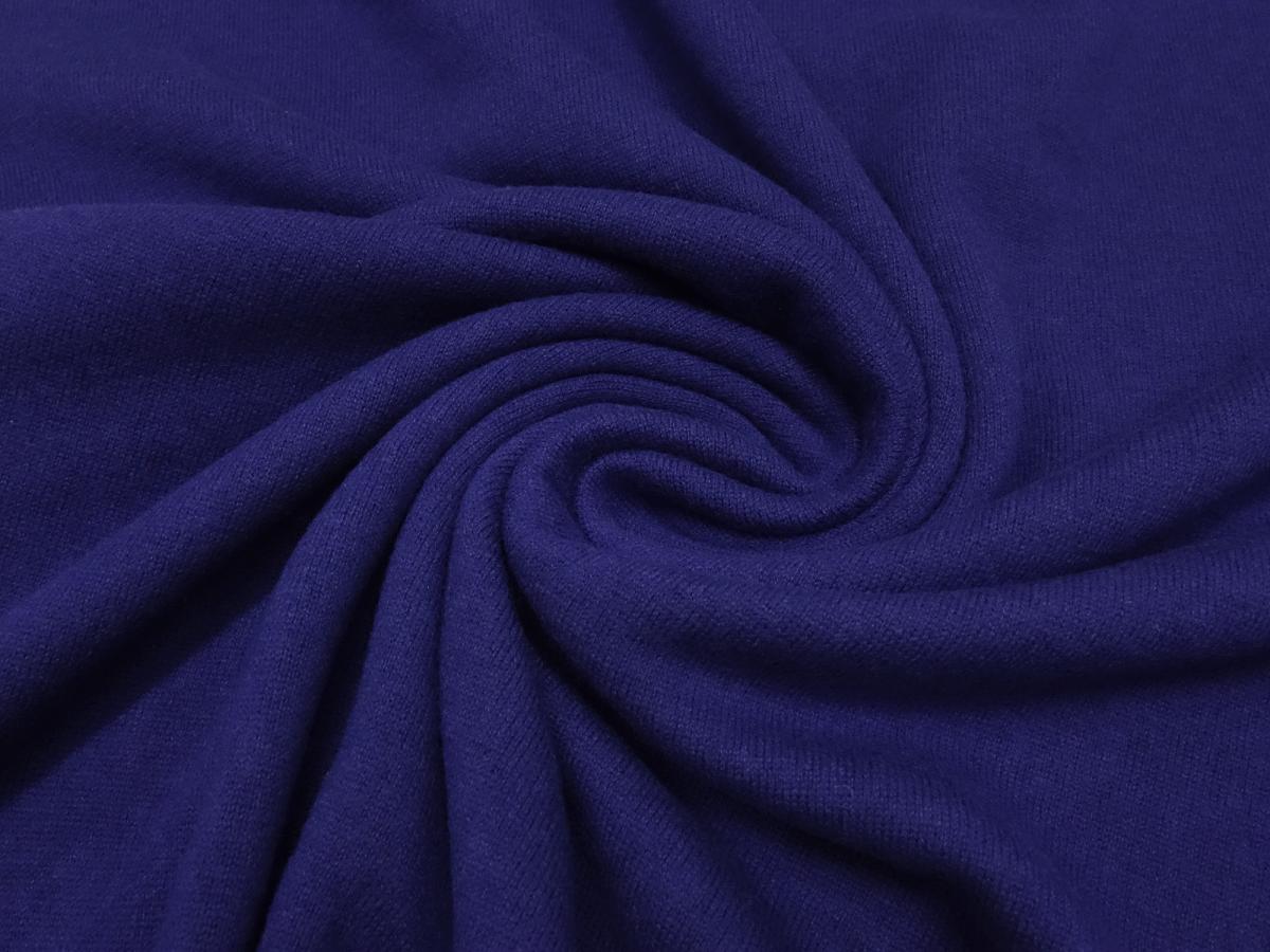 Fabric Ital. knitted fabric 100% merino merino knit wool uni royal blue blue dress fabric children's fabric merino fabric
